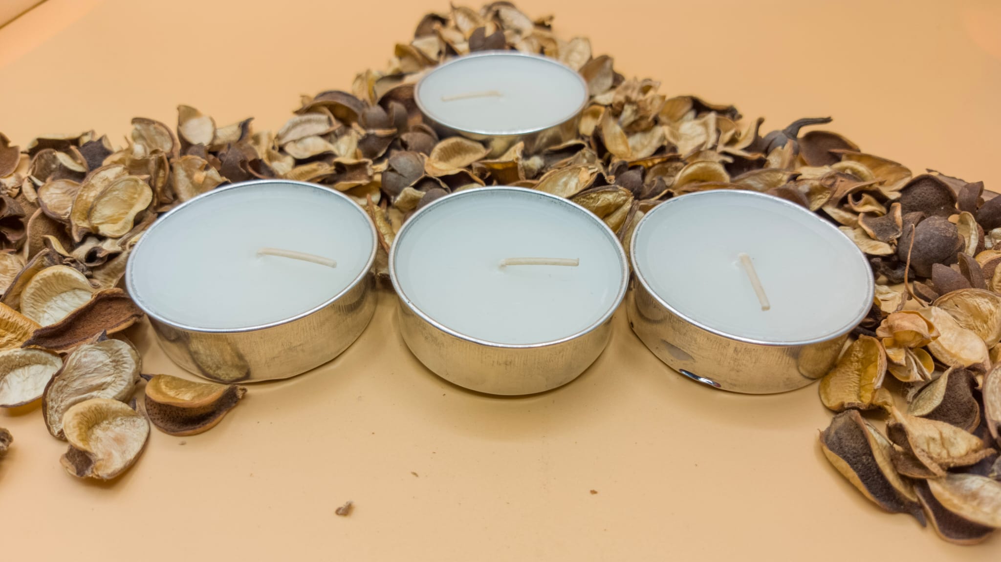 Silver Tealight 50 Adet