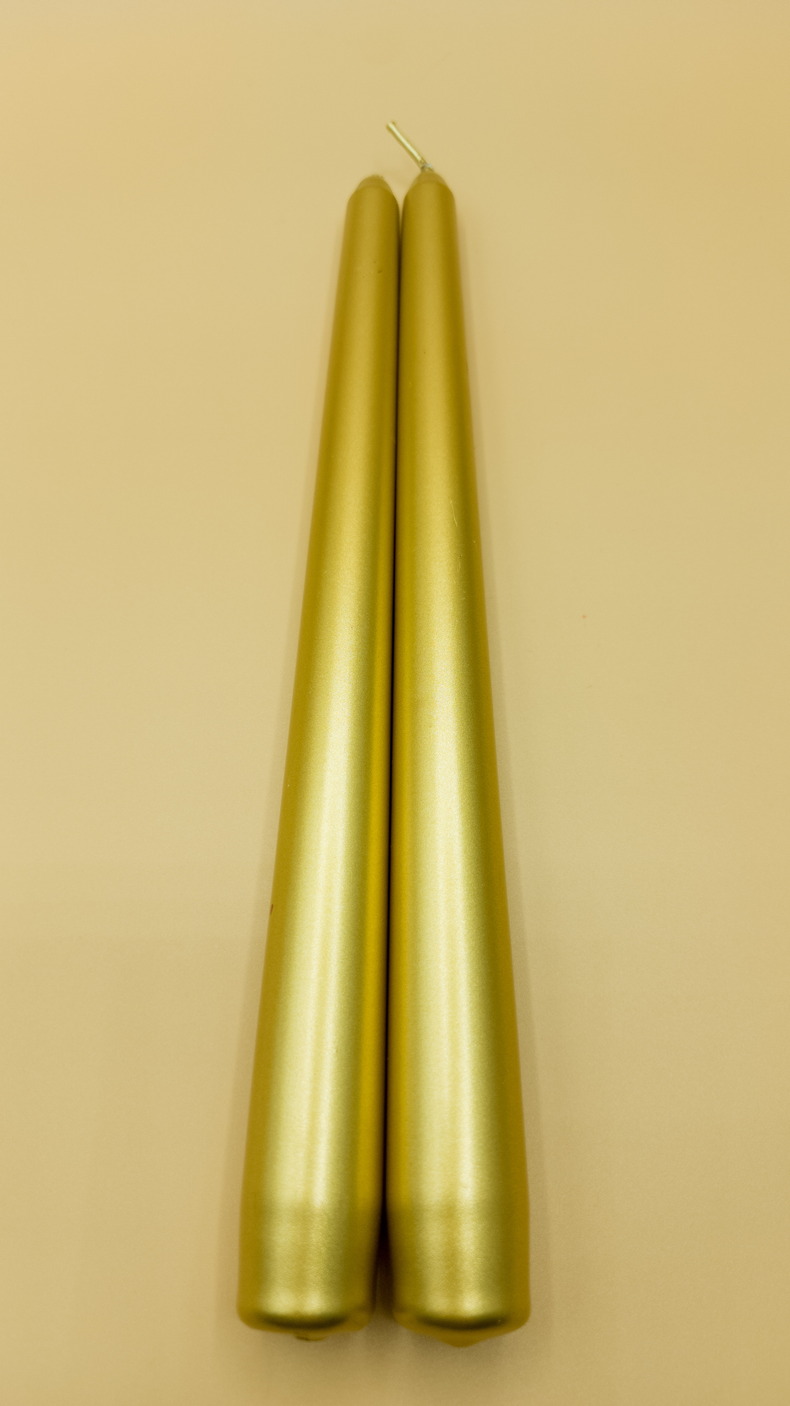 Şamdan Mumu 2 Adet Gold (Altın)